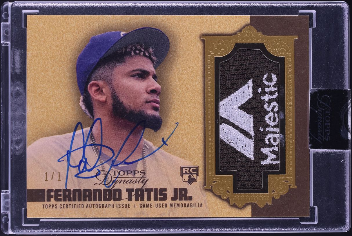 2019 Topps Dynasty Gold Fernando Tatis Jr. ROOKIE LOGO PATCH AUTO