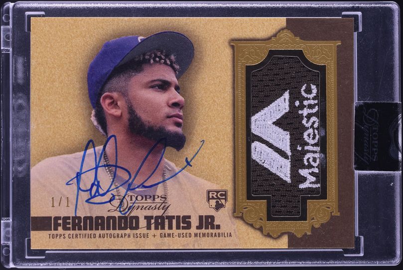 2019 Topps Dynasty Gold Fernando Tatis Jr. ROOKIE LOGO PATCH AUTO