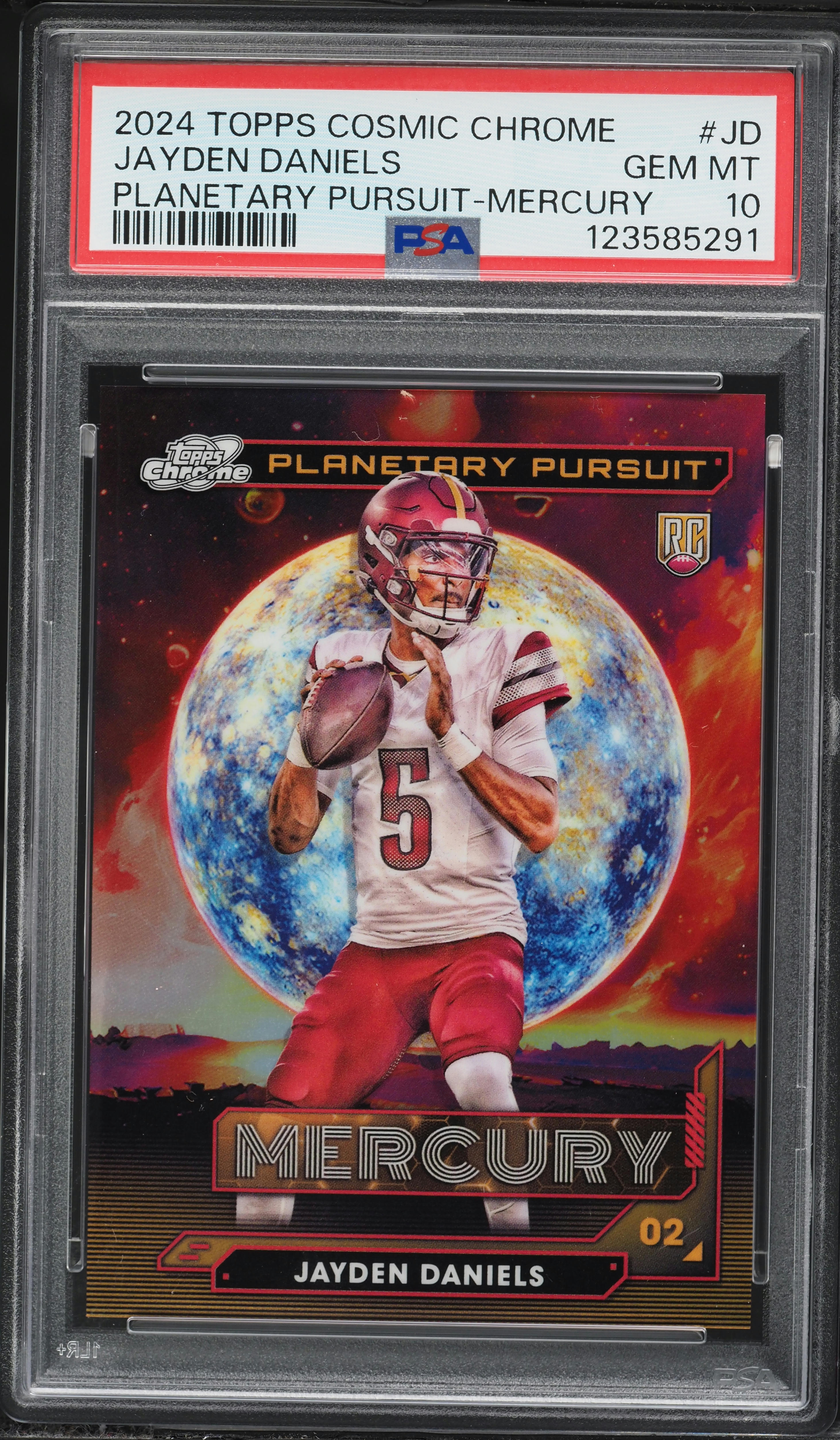 2024 Topps Chrome Cosmic Planetary Pursuit Mercury Jayden Daniels