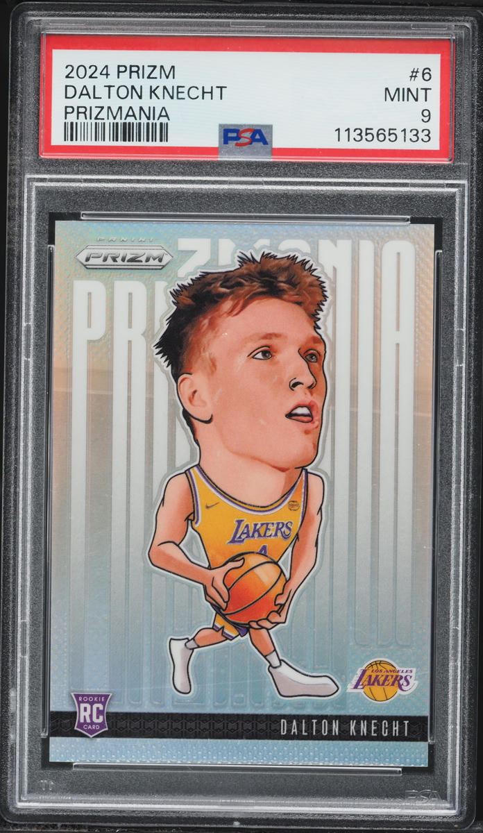 2024 Panini Prizm Prizmania Dalton Knecht ROOKIE #6 PSA 9 MINT