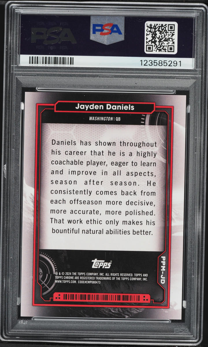 2024 Topps Chrome Cosmic Planetary Pursuit Mercury Jayden Daniels