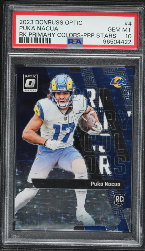 Carte Sportive Endrick - Panini Donruss Optic 2023-24 - Rated Rookie Argyle - Notée PSA 10 - Carte Court Tirage (SP) - Soccer