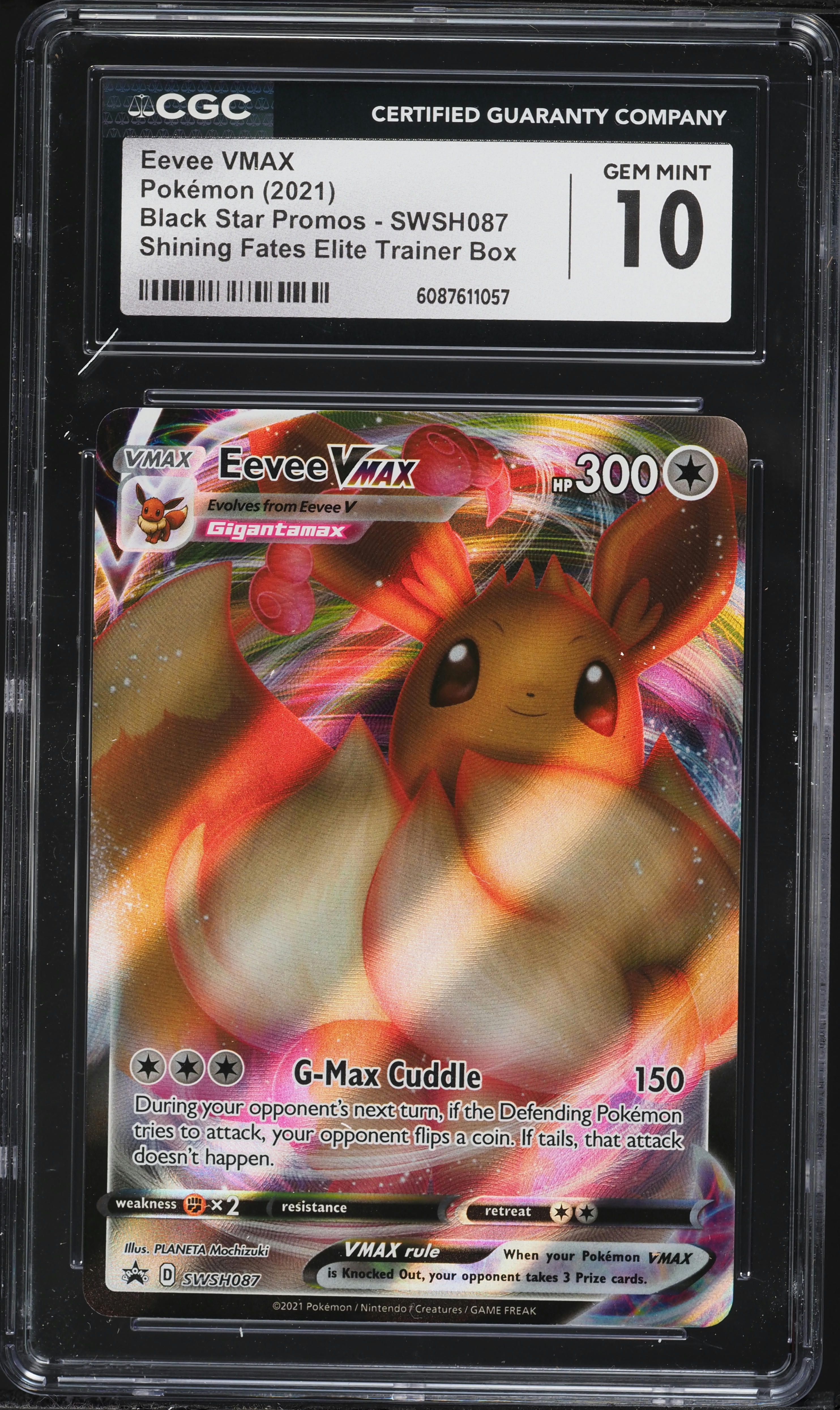 2021 Pokemon SWSH Promo Shining Fates ETB Alt Art Eevee VMAX