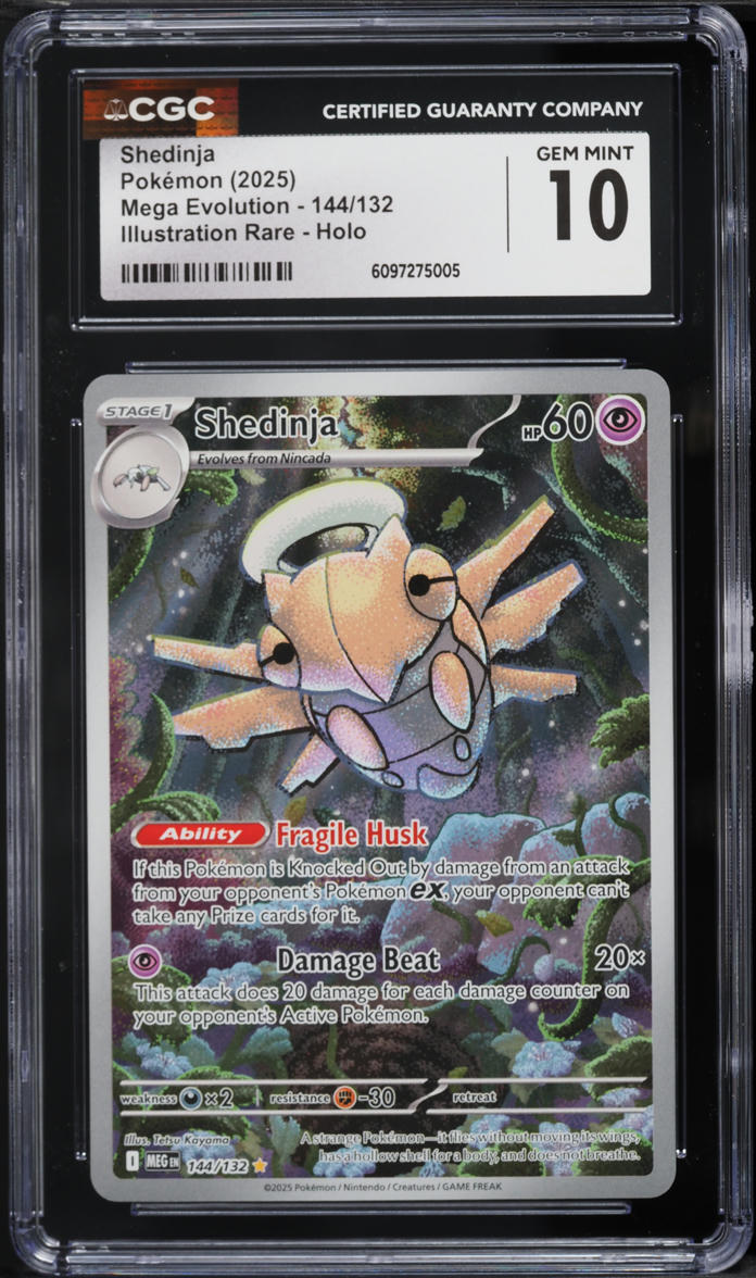 pokemon shedinja card Mega Evolution #061/132 Reverse Holo – Evolves from Nincada Type Shedinja Reverse Holographic Pokemon Card