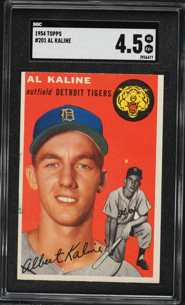 1954 Topps Al Kaline ROOKIE #201 SGC 4.5 VGEX+