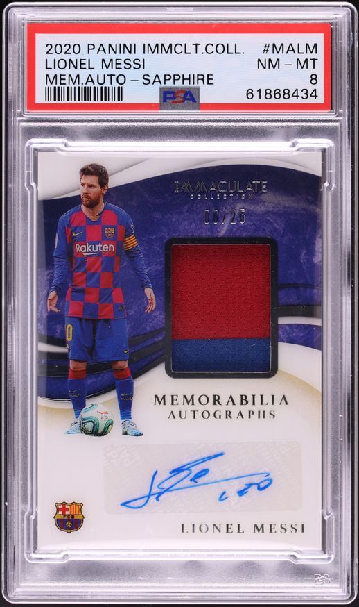 2020 Panini Colecciones Este LaLiga Serie 10 Lionel Messi #16 PSA