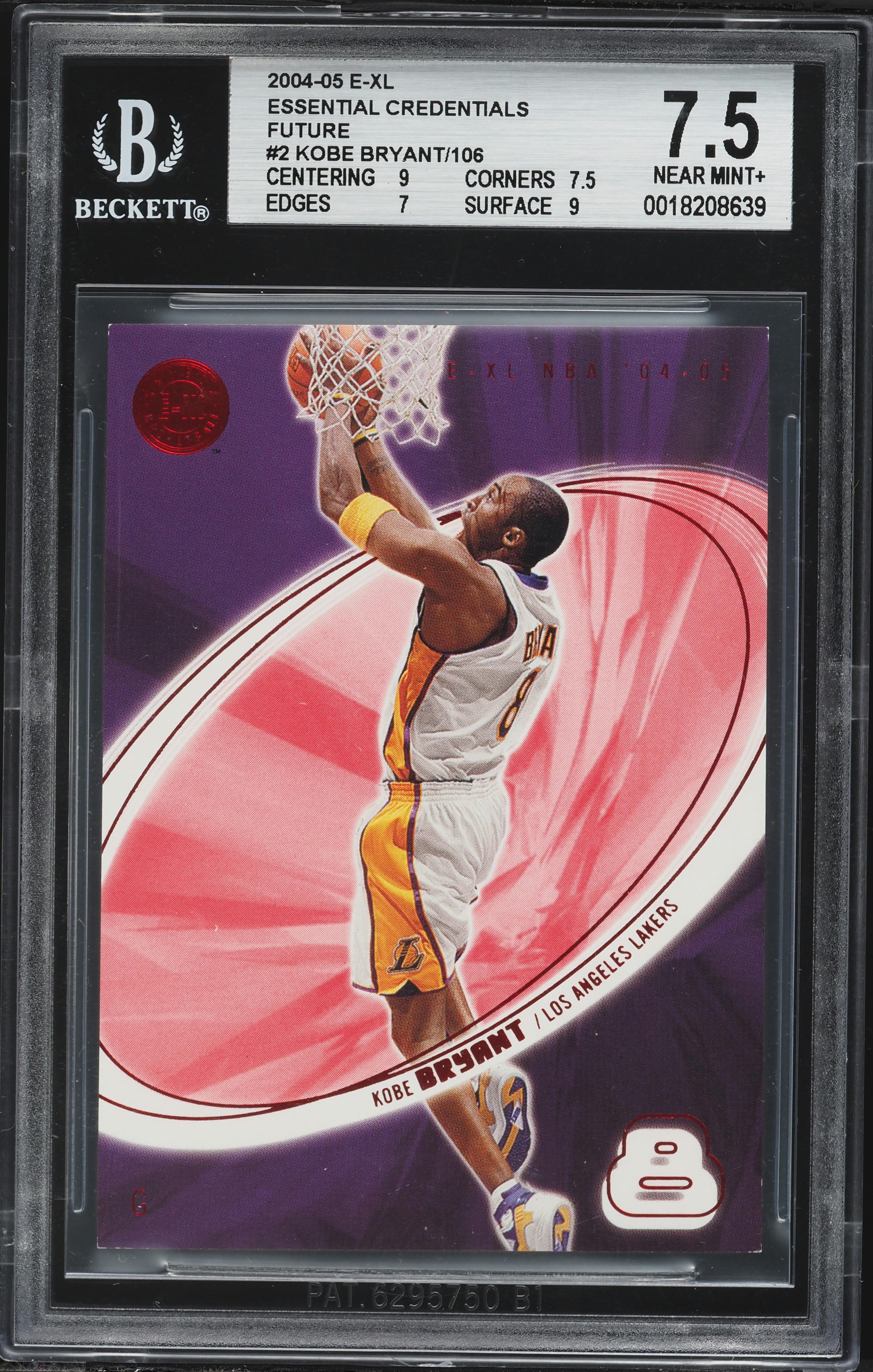 その他 Kobe Bryant 2004 Fleer E-XL Essential Credentials Future Kobe Bryant /106 #2