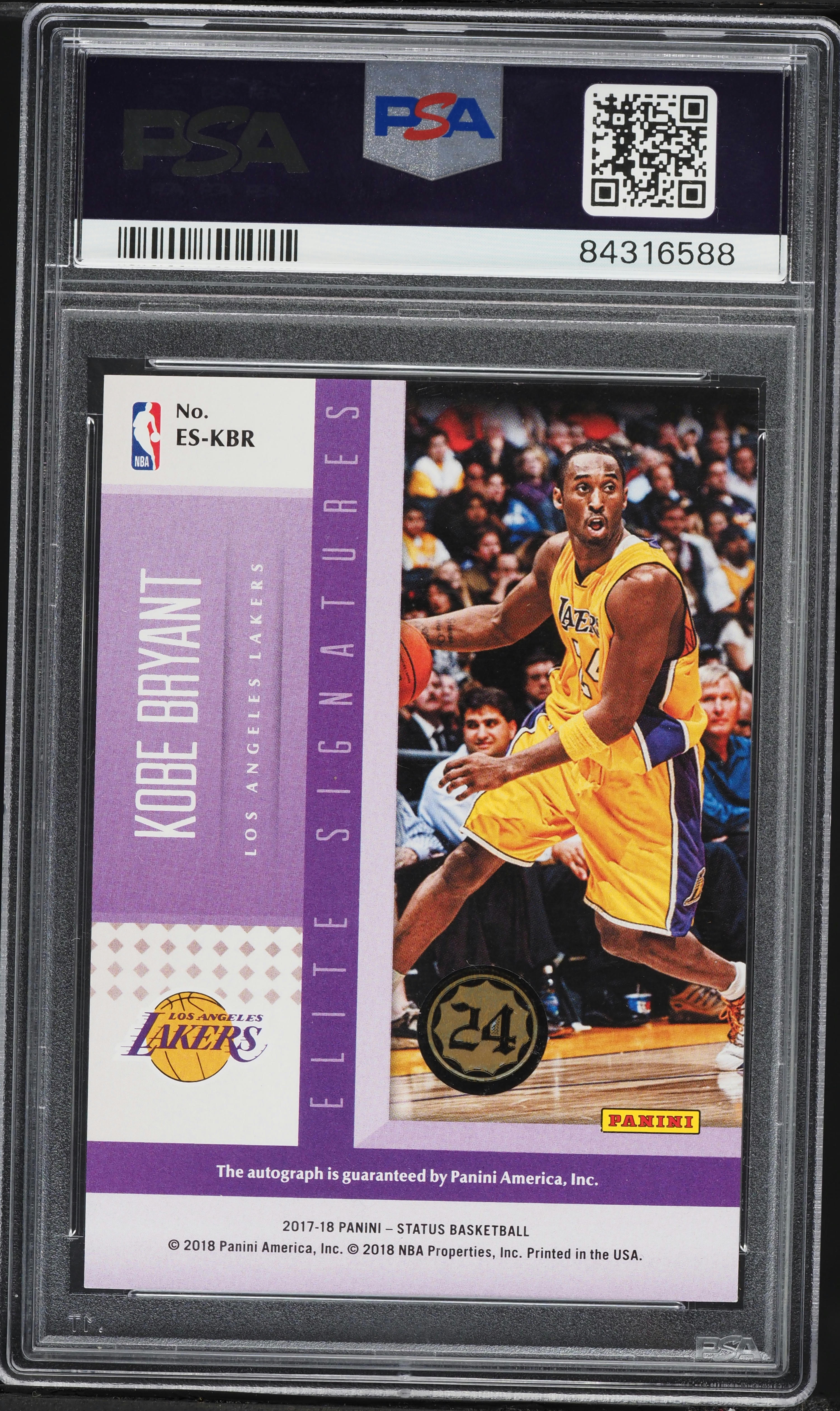 その他 Kobe Bryant Limited Edition PSA 10 2017 Panini Status Elite Pink Kobe Bryant AUTO DNA 10 /25 #ESKBR