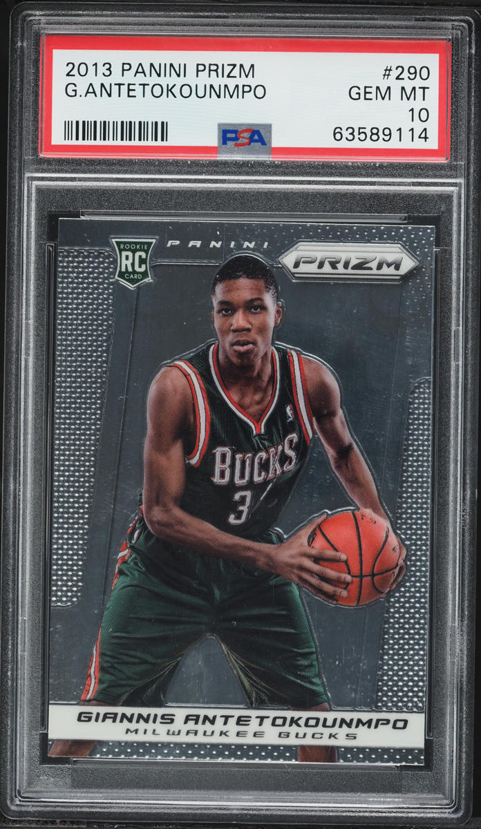 2013 Panini Prizm Giannis Antetokounmpo ROOKIE #290 PSA 10 GEM MINT