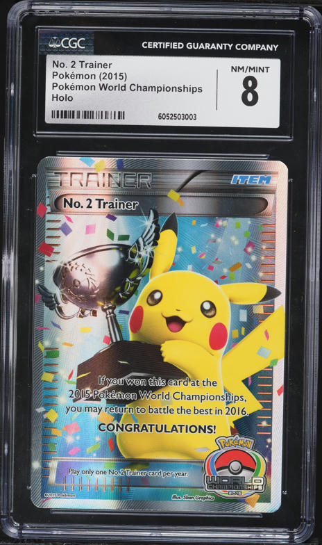 2012 Pokemon World Championships Promo World Championships No. 1 Trainer  PSA 9 on Fanatics Collect