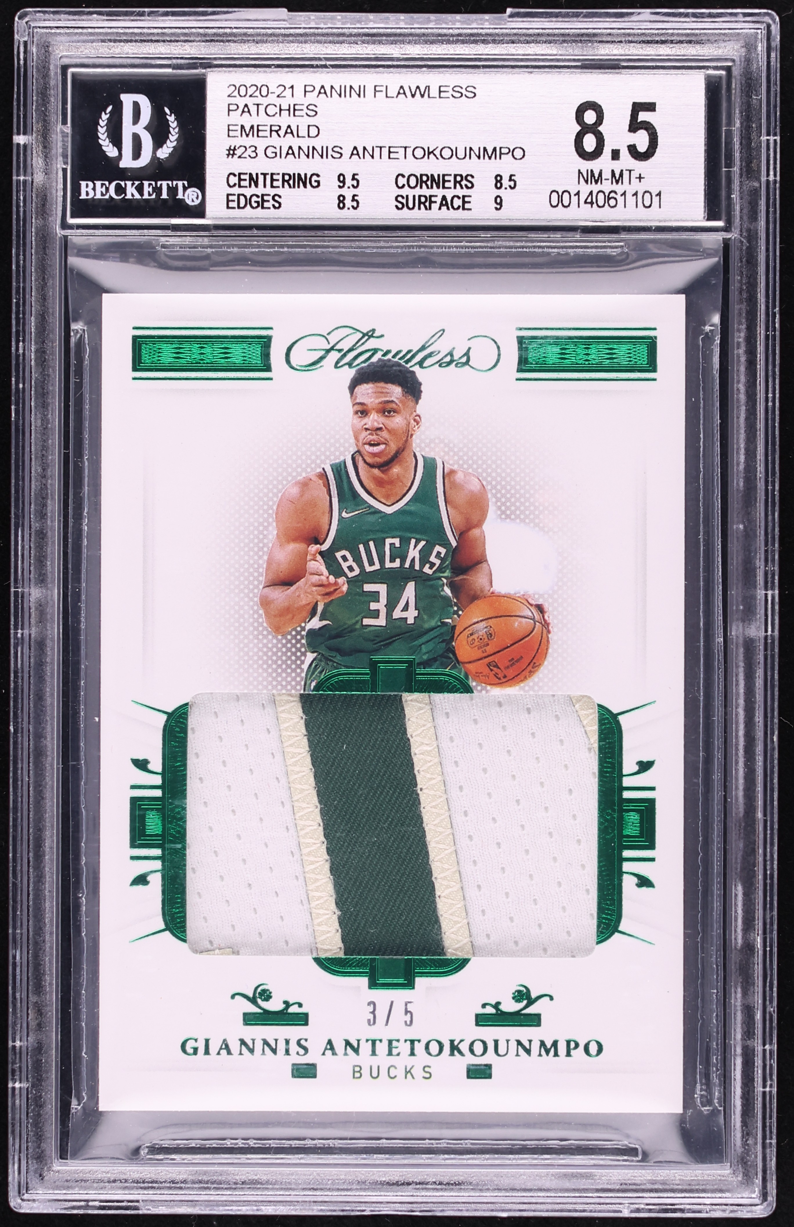 panini GIANNIS ANTETOKOUNMPO patch シリアル 2020 Immaculate Giannis Antetokounmpo #PATCH /99 Game Worn Jersey