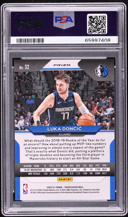 その他 2020 Prizm Mosaic Luka Doncic NBA PSA 10 2020 Prizm Mosaic Luka Doncic NBA PSA 10 Luka Doncic #9 Prices