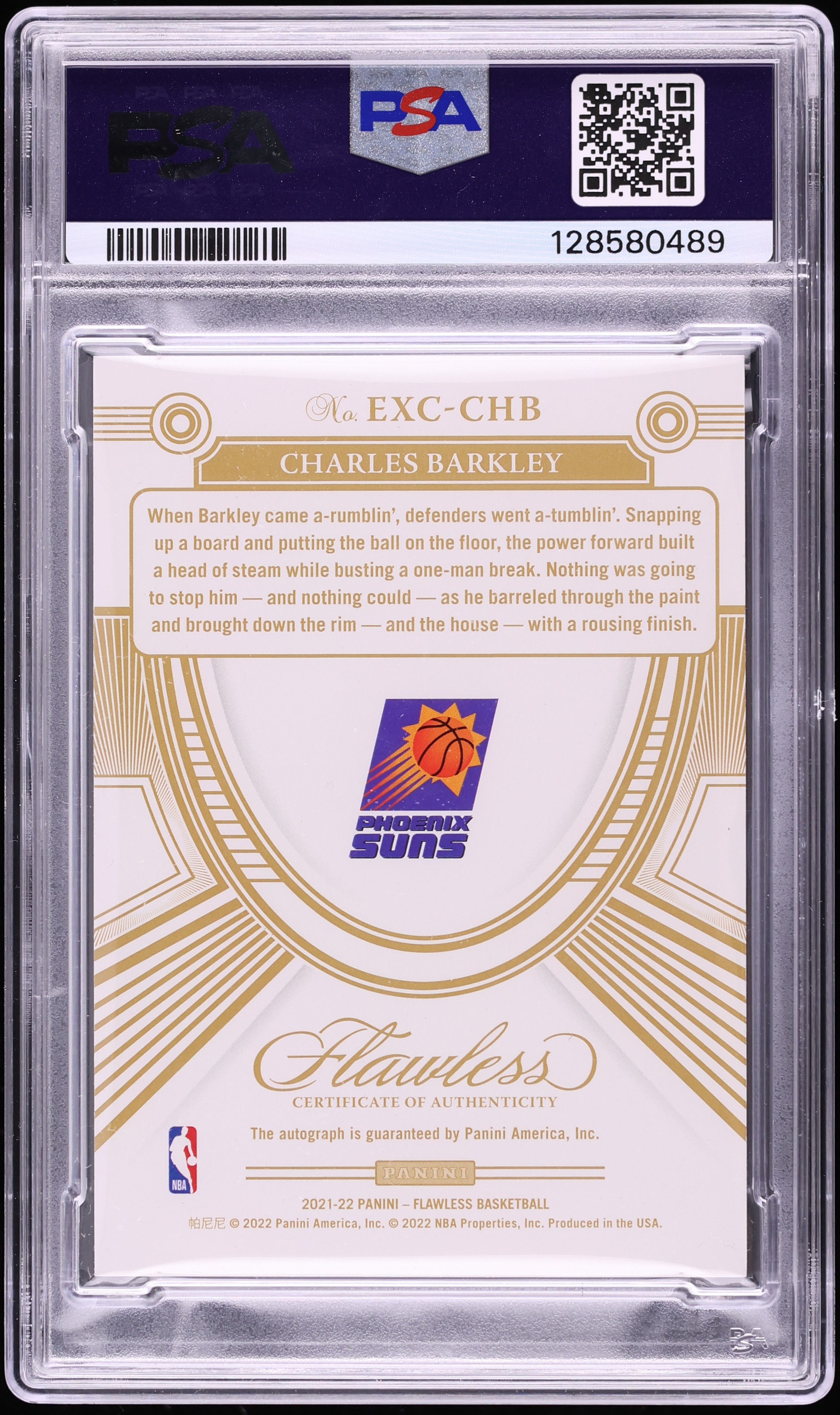 その他 Charles Barkley Auto 05/25 Charles Barkley Auto 05/25