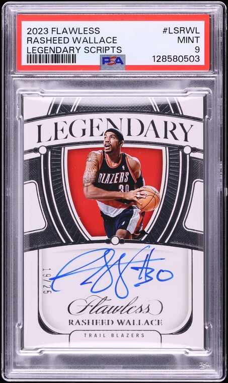 RASHEED WALLACE Auto /49 49枚限定 Rasheed Wallace NT Auto サイン