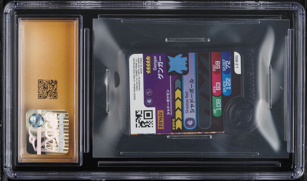 2024 Pokemon Japanese Frienda Wonder Picks Halloween T-ARTS Gengar #1-2-W01 CGC 10 PRISTINE on Fanatics Collect 2024 Pokemon Japanese Frienda Wonder Picks Halloween T-ARTS Gengar #1-2-W01 CGC 10 PRISTINE on Fanatics Collect