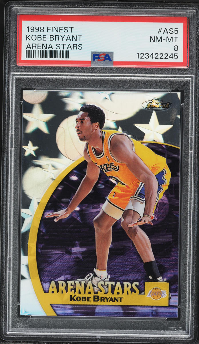 1998 Finest Arena Stars Kobe Bryant #AS5 PSA 8 NM-MT