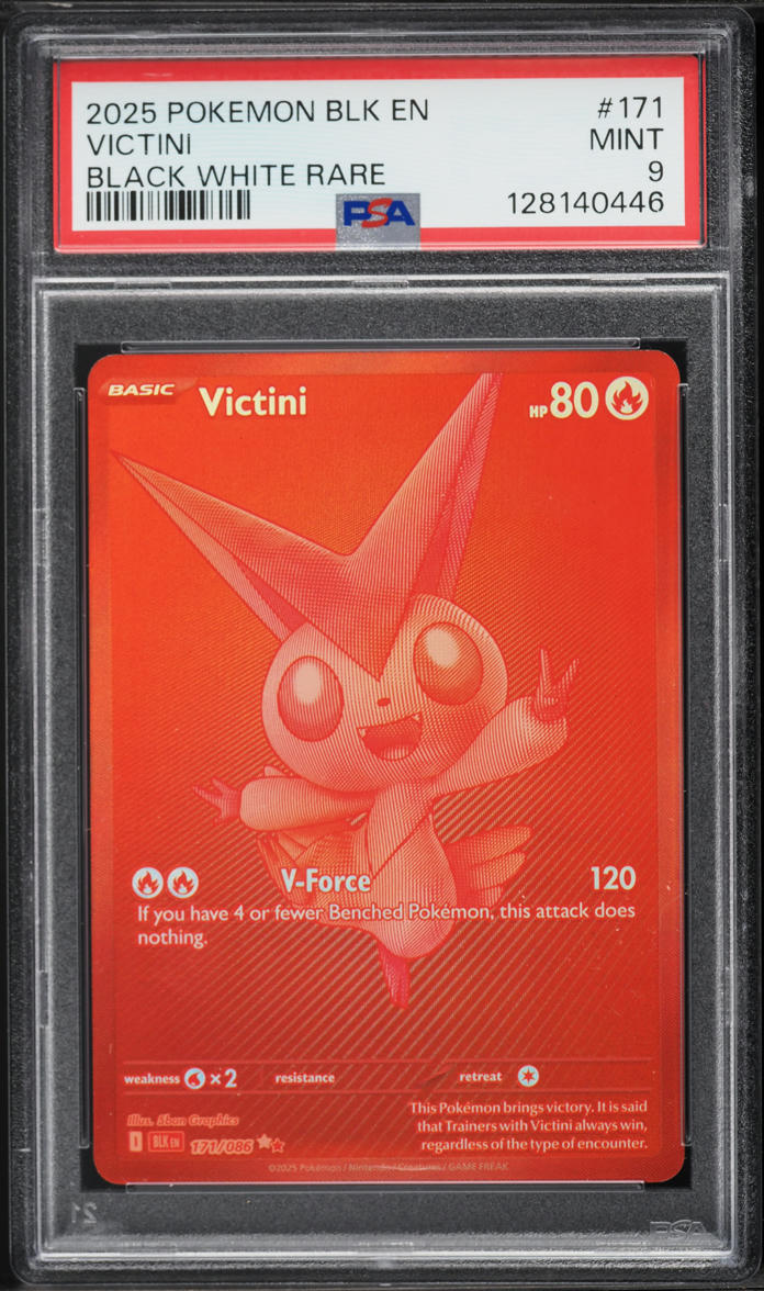 2025 Pokemon Scarlet & Violet BWR Victini #171 PSA 9 MINT