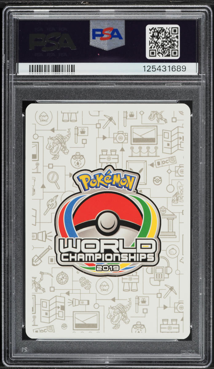 2019 Pokemon '19 World Championships Deck: Perfection Full Art Mewtwo & Mew GX #71 PSA 10
