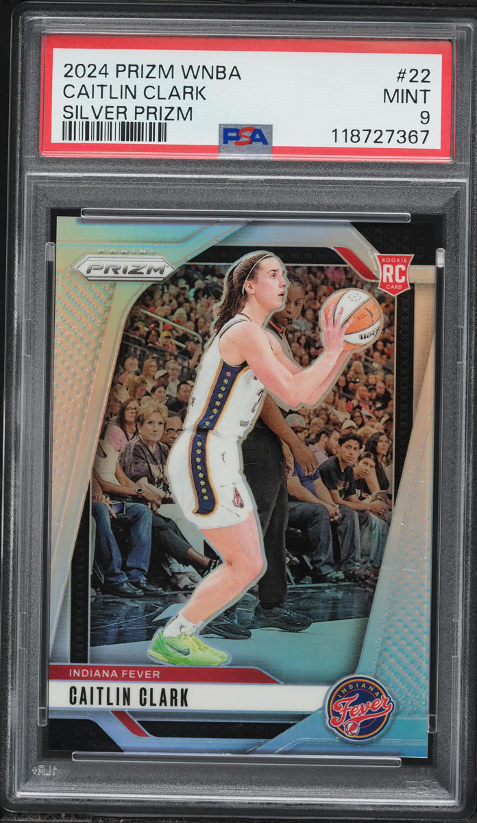 2024 Panini Prizm WNBA Silver Caitlin Clark ROOKIE #22 PSA 9 MINT