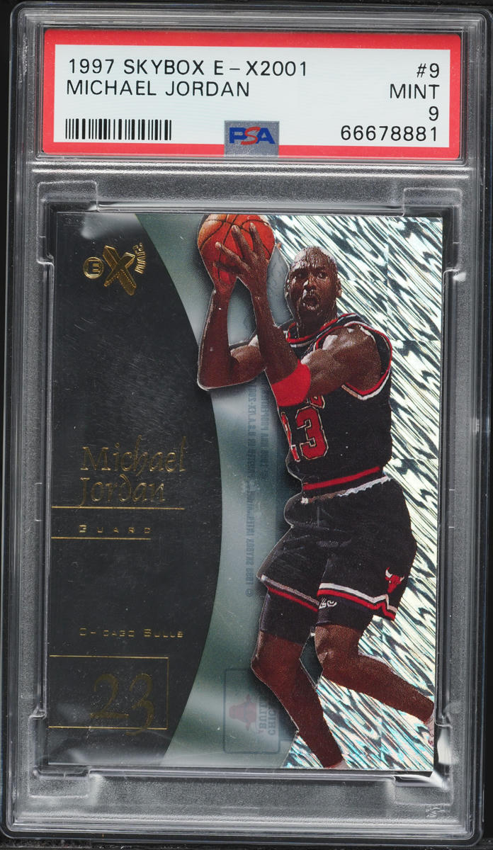 1997 Skybox E-X 2001 Michael Jordan #9 PSA 9 MINT