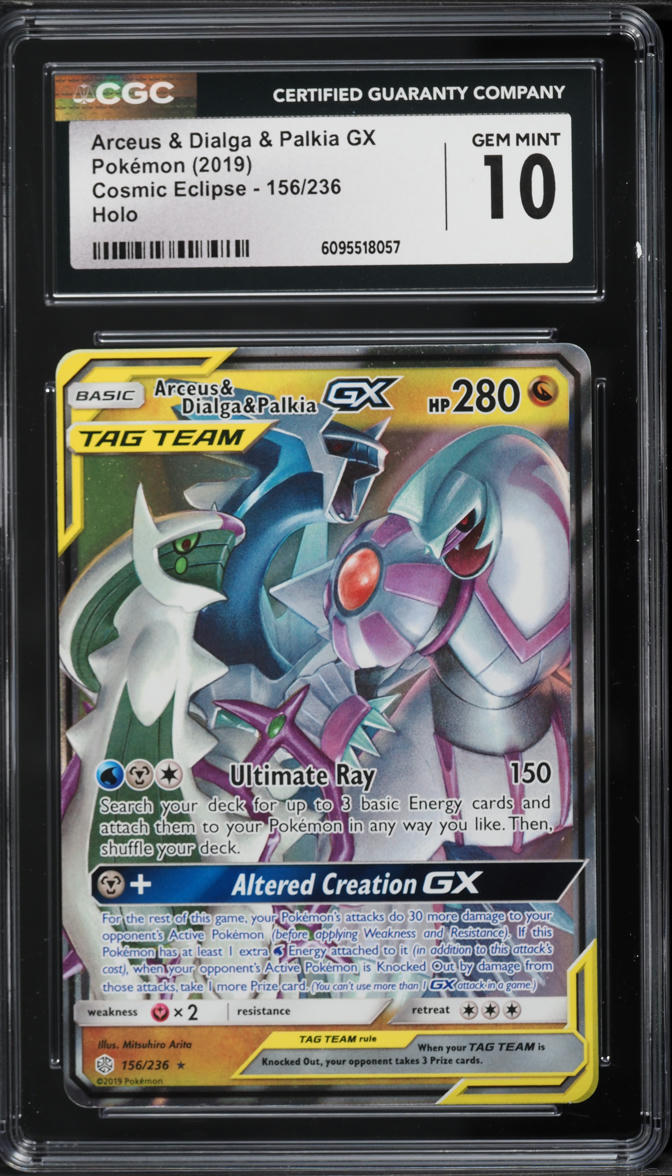 palkia gx pokemon card value Pokmon Arceus & Dialga & 156/236  Grail Collectibles AZ As one of the most sought Pokmon Arceus Dialga PALKIA GX