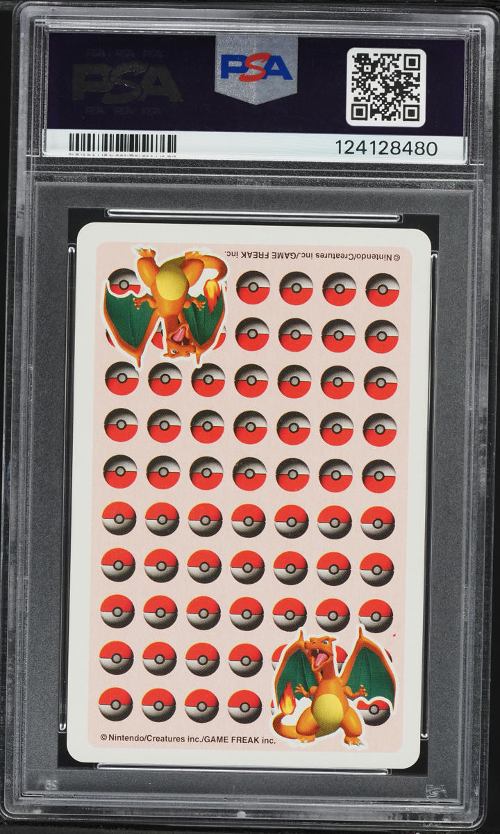 1998 Pokemon Japanese Stadium Red Playing Cards King Of Spades Charizard PSA 10 GEM MINT