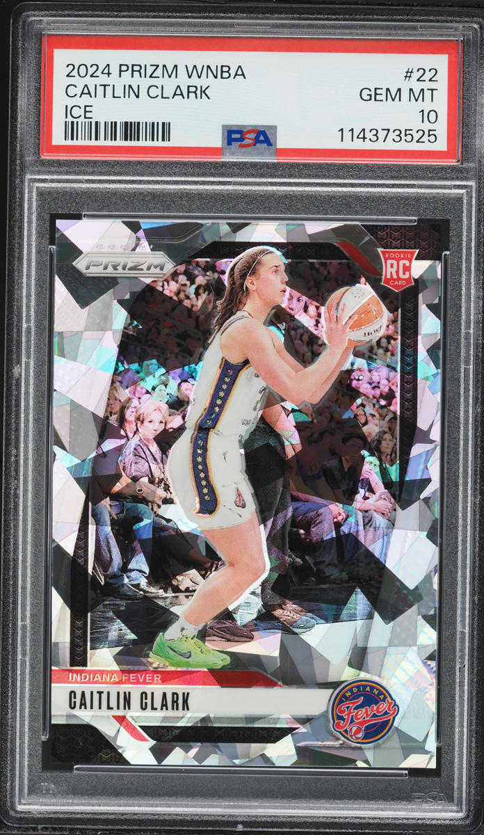 2024 Panini Prizm WNBA Ice Caitlin Clark ROOKIE #22 PSA 10 GEM MINT