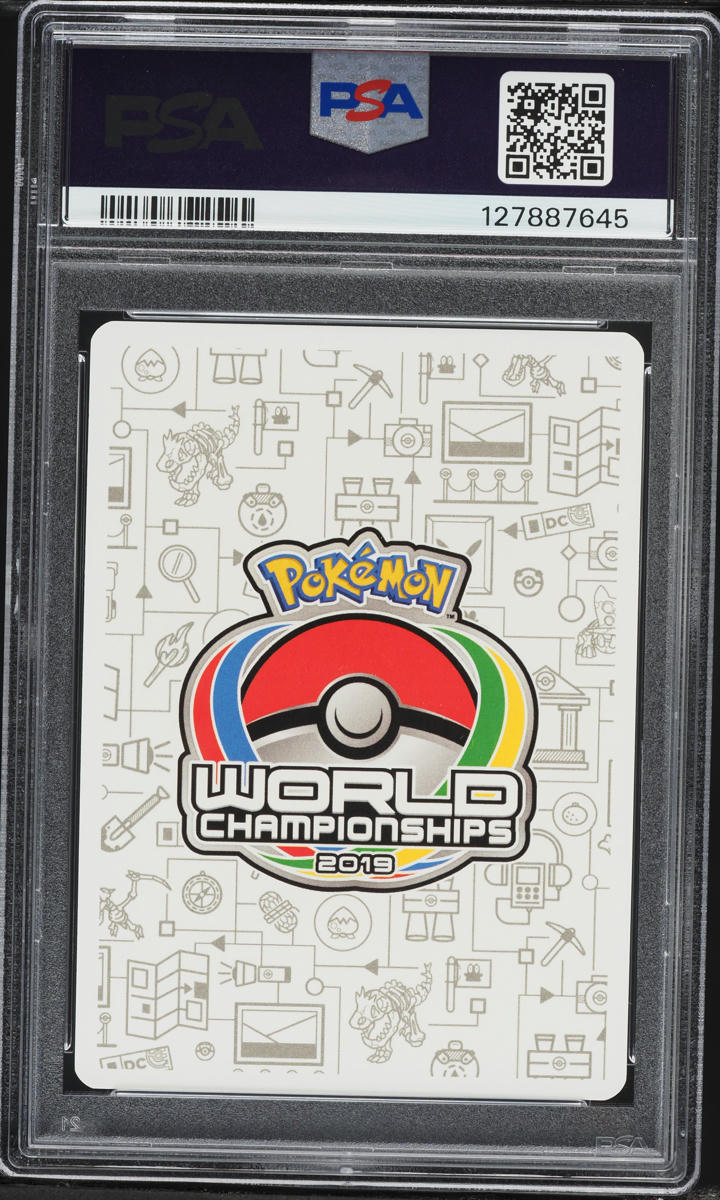 2019 Pokemon '19 World Championships Deck Pikarom Judge Raichu Alolan Raichu GX #54 PSA 10 GEM