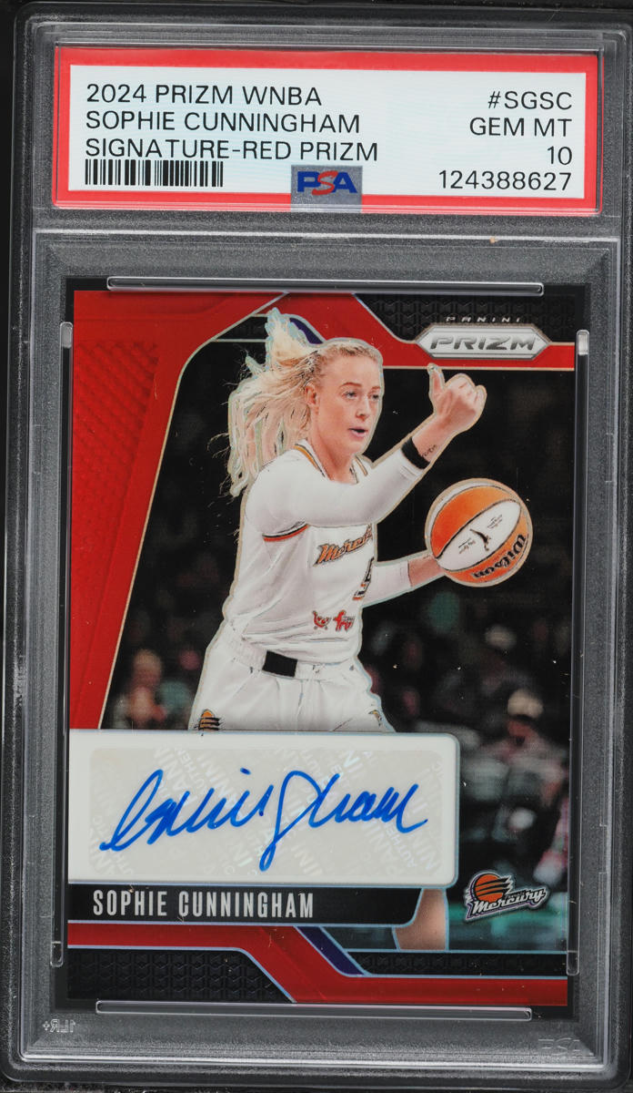 2024 Panini Prizm WNBA Signatures Red Prizm Sophie Cunningham AUTO /99 #SGSC PSA 10 GEM MINT