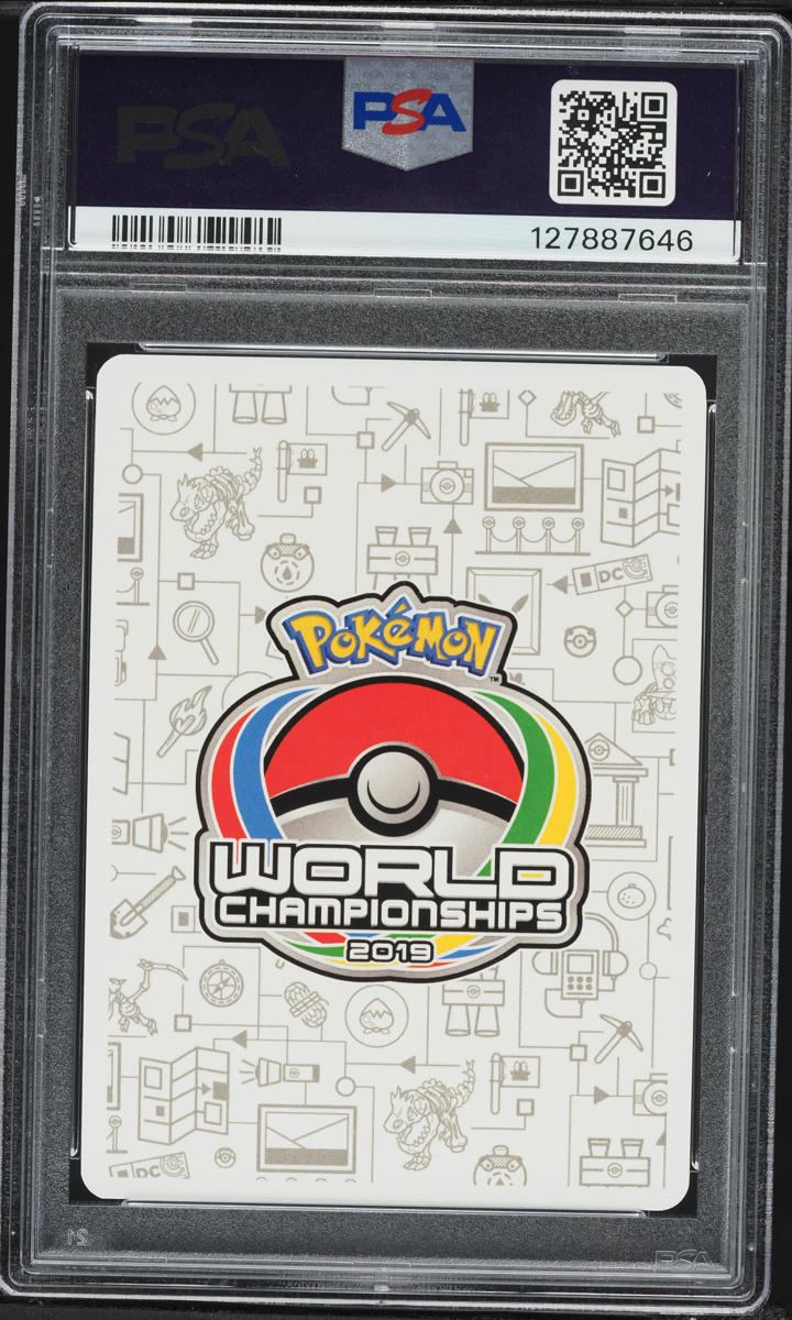 2019 Pokemon '19 World Championships Deck Pikarom Judge Raichu Alolan Raichu GX #54 PSA 10 GEM
