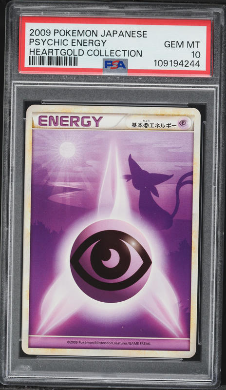2003 Pokemon Japanese Unnumbered Energy Cards Psychic Energy CGC 10 GEM MINT on Fanatics Collect 2003 Pokemon Japanese Unnumbered Energy Cards Psychic Energy CGC 10 GEM MINT on Fanatics Collect