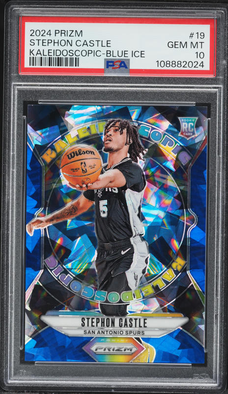 2024 Panini Prizm Kaleidoscopic Blue Ice Stephon Castle ROOKIE