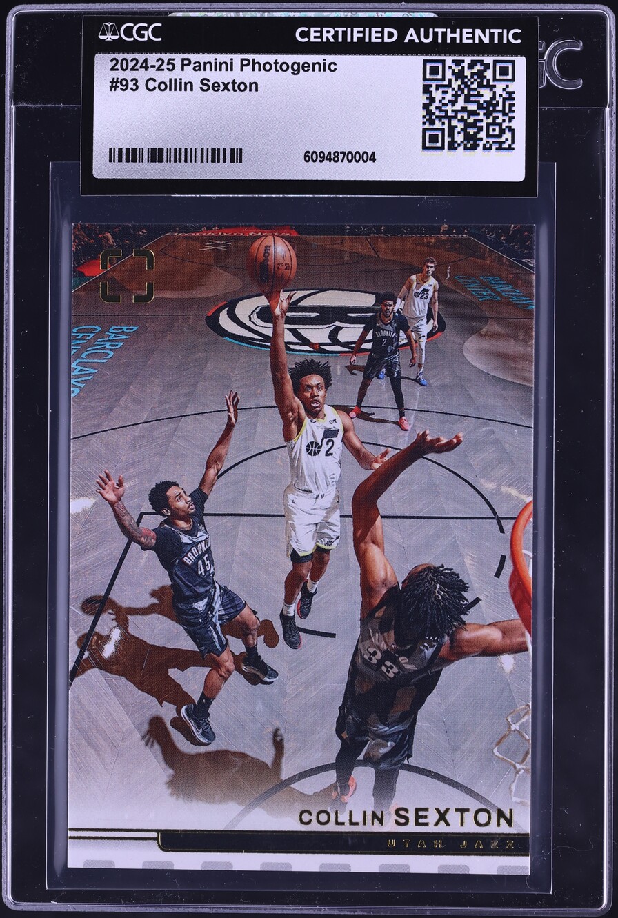 2024 Panini Photogenic Collin Sexton #93 CGC AUTH on Fanatics Collect