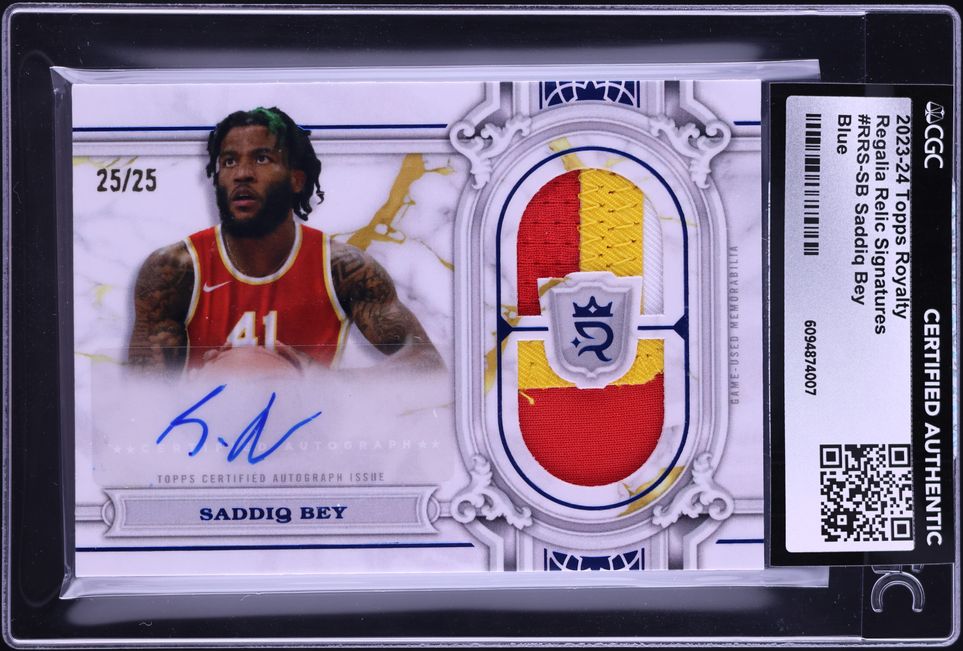2020 Panini Contenders Optic Blue Prizm Saddiq Bey ROOKIE AUTO /99