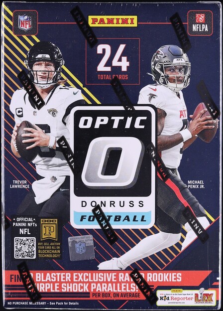 2024 Donruss Optic Football Sealed Blaster Box, 6ct Packs