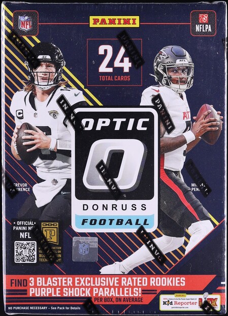 2024 Donruss Optic Football Sealed Blaster Box, 6ct Packs