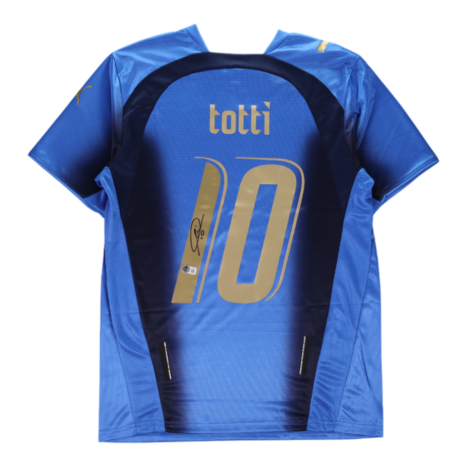 Francesco Totti Signed Autographed Italy National Team Jersey