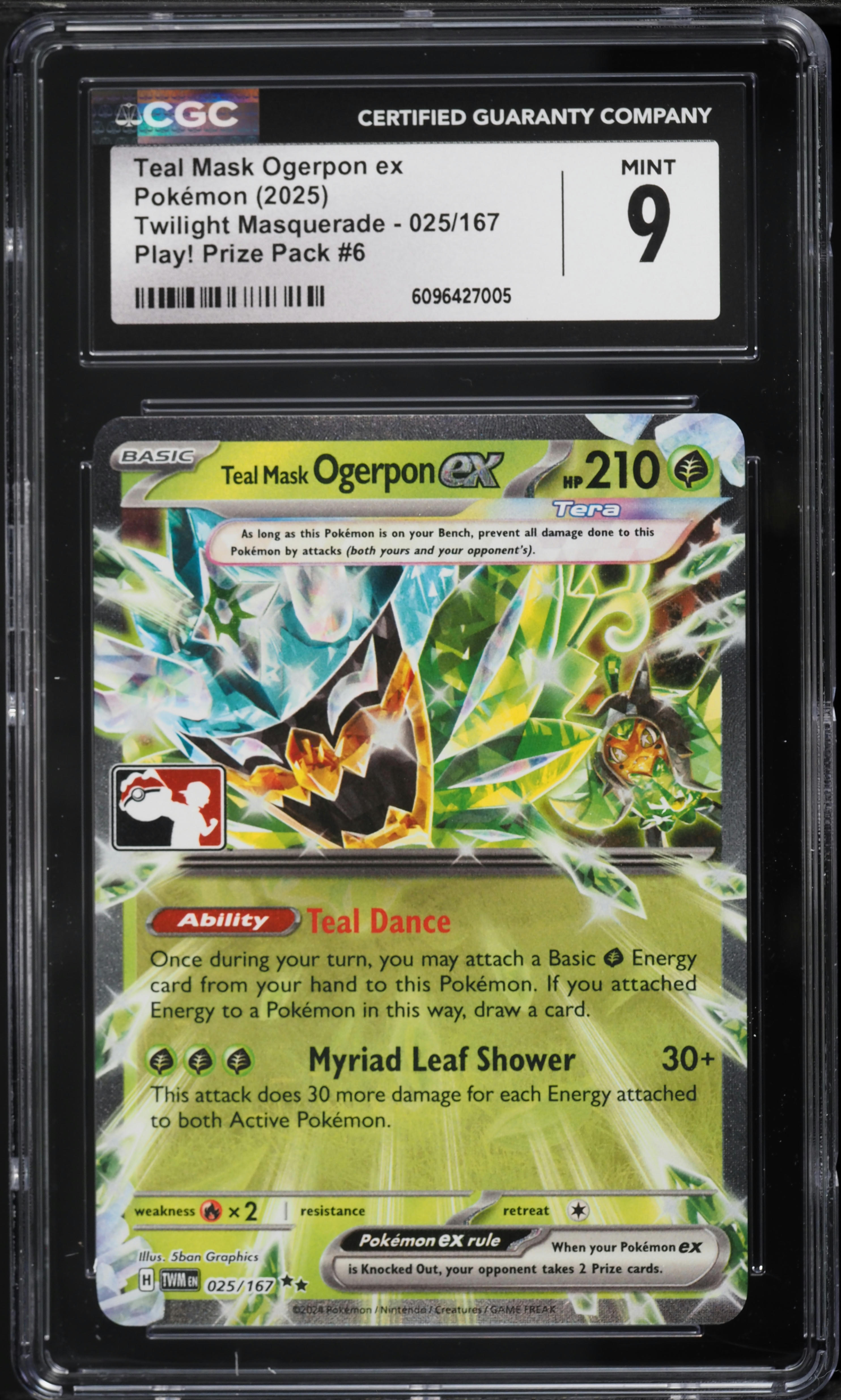 ☆masquerade☆ 2025 Pokemon SV Twilight Masquerade Play! Prize Pack #6 Teal Mask