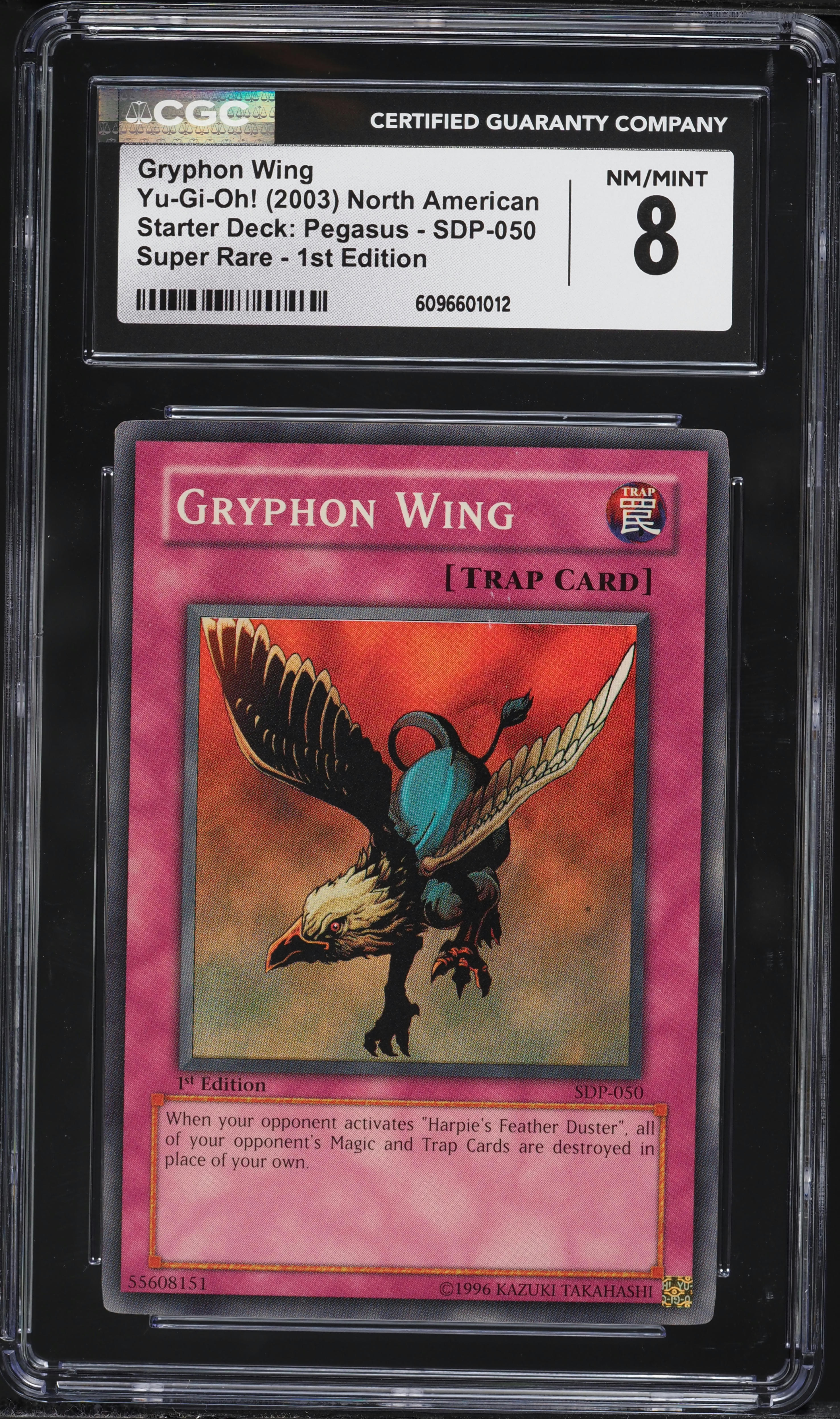 2003 Yu-Gi-Oh! Starter Deck Pegasus 1st Edition Super Rare Gryphon