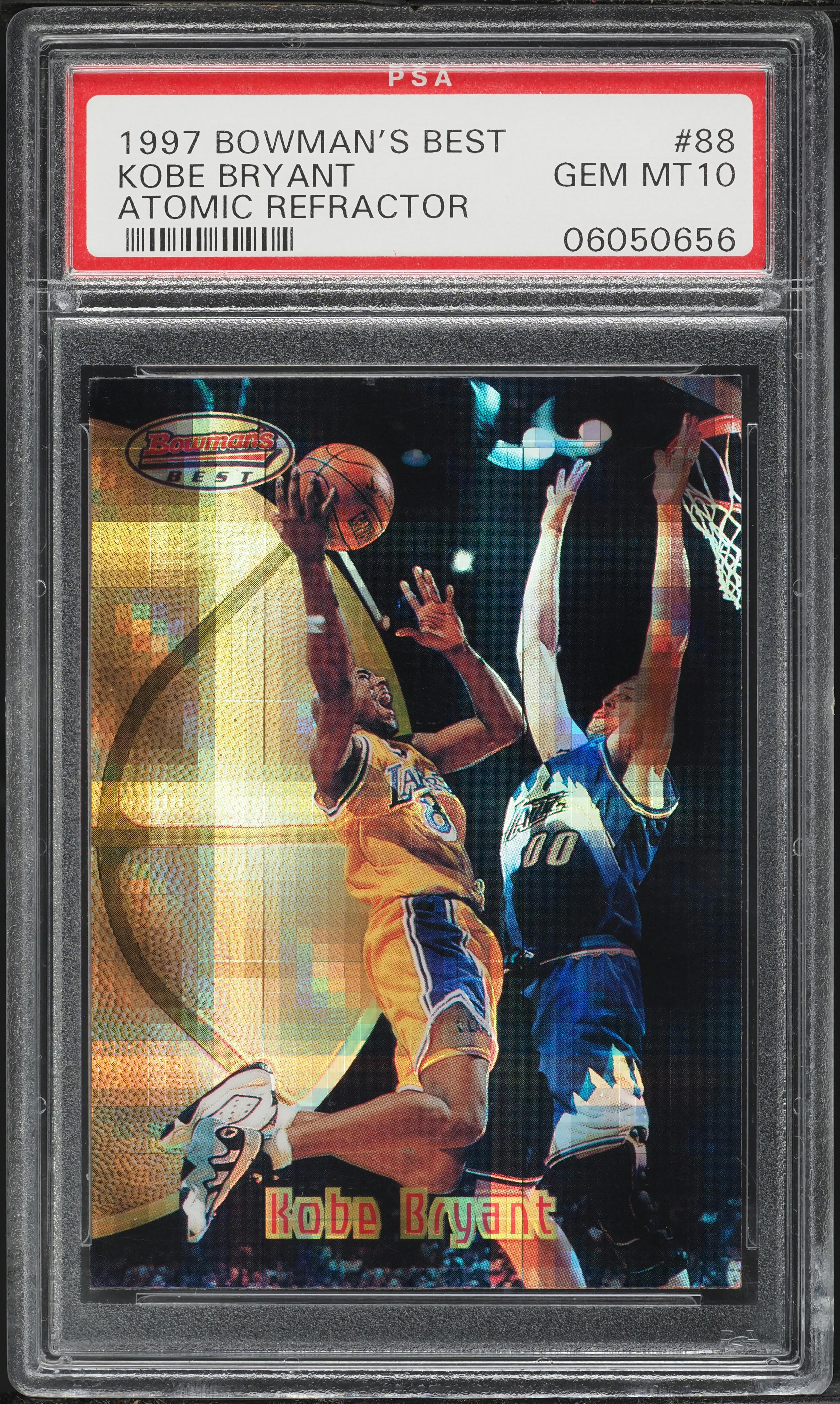 1997 Bowman's Best Atomic Refractor Kobe Bryant #88 PSA 10 GEM