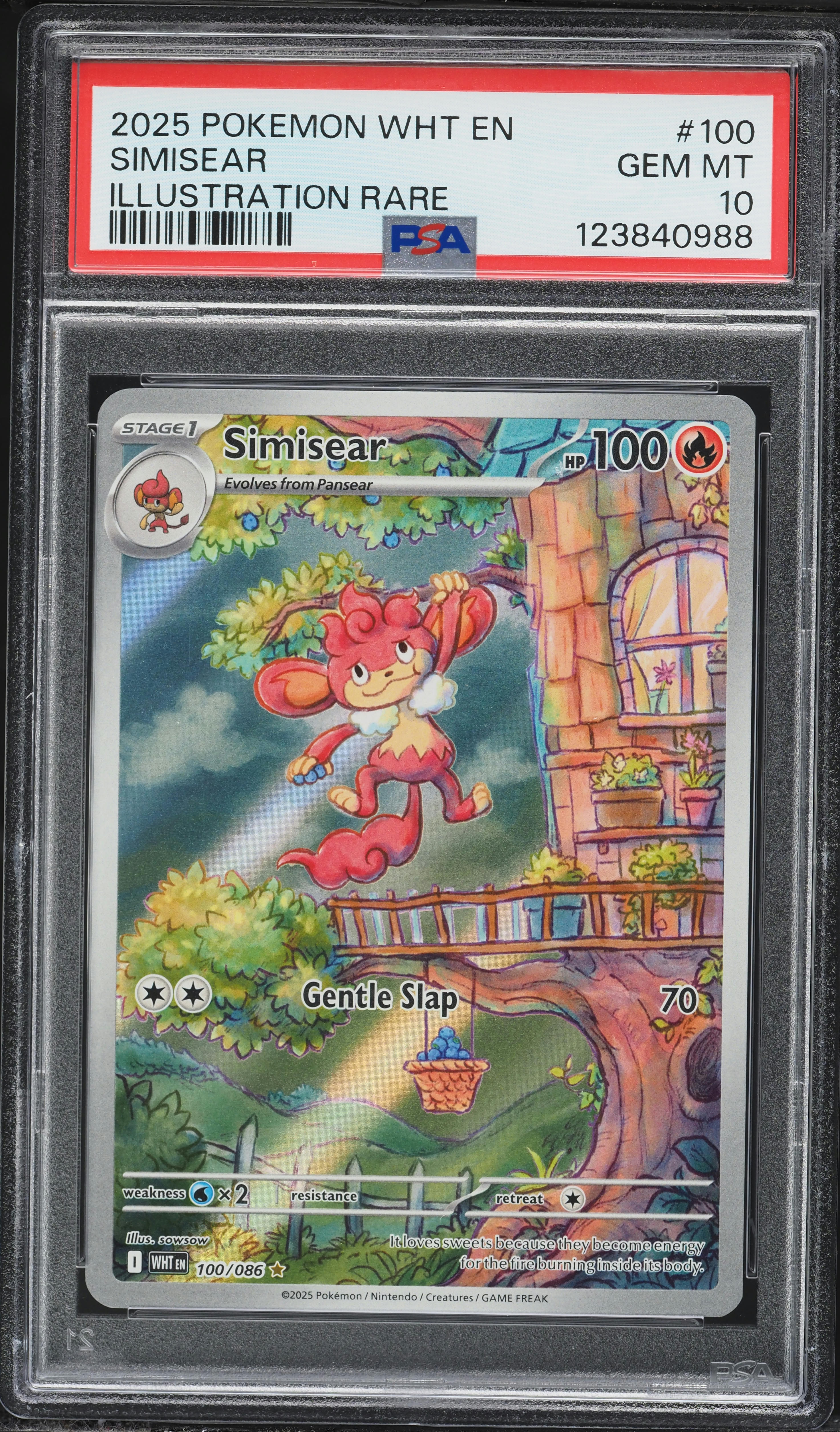 simisear v pokemon card value PSA 9 Japanese Simisear Star Holo (Graded Card) – Phurion main image 1