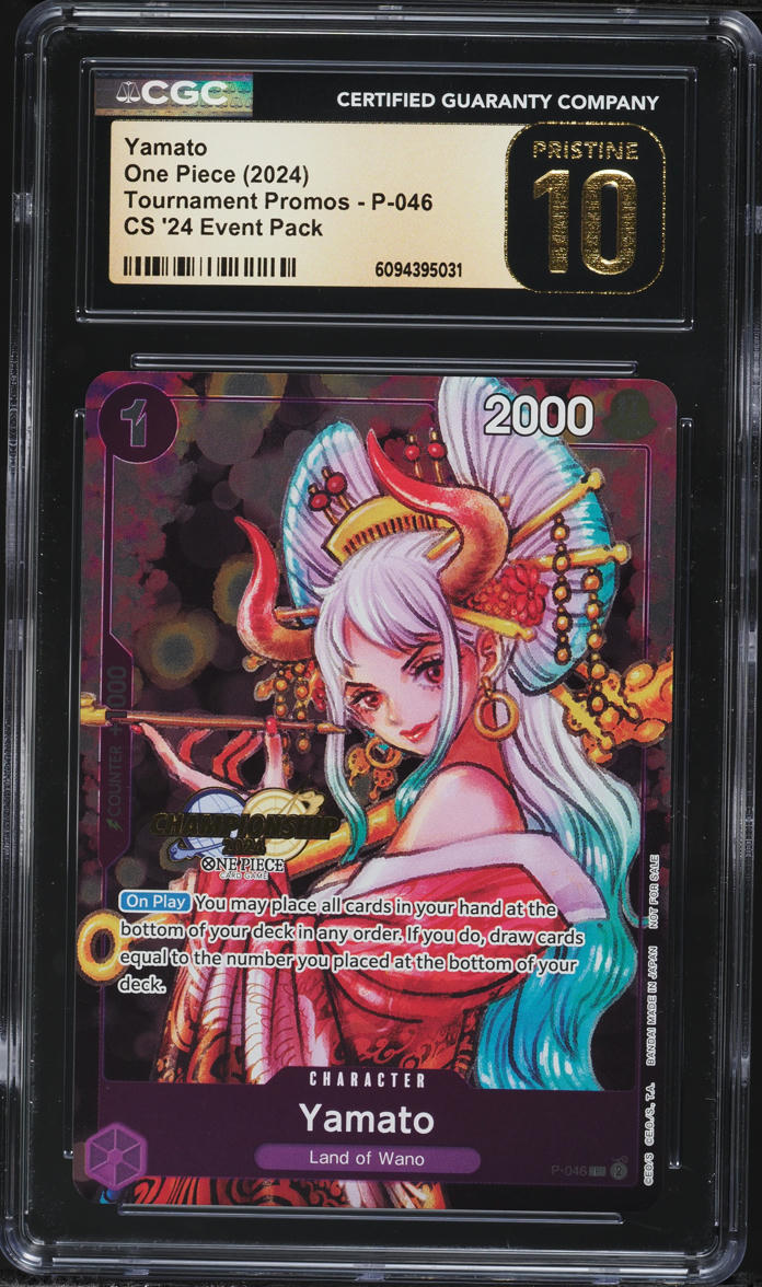 2024 One Piece Tournament Promo Championship Event Pack Yamato #P
