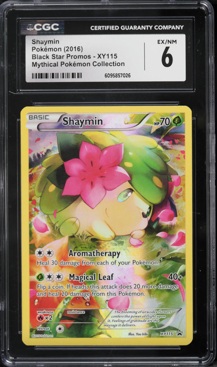 2016 Pokemon Black Star Promo Mythical Collection Shaymin #XY115 CGC 6 EXMT  on Fanatics Collect