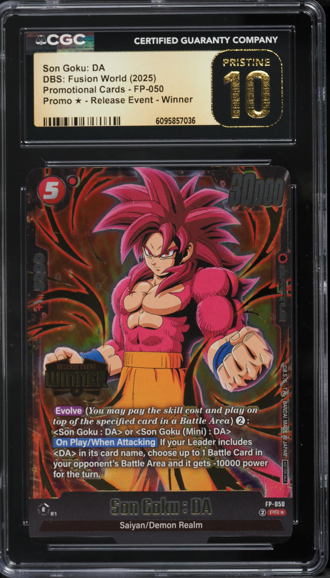 2025 Dragon Ball S Fusion World Promo Release Event Winner Son