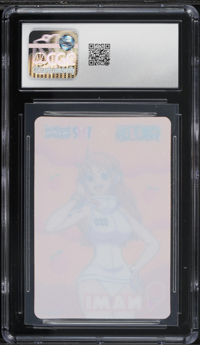 2025 One Piece Japanese Baskin Robbins Orange Sorbet Nami CGC 10