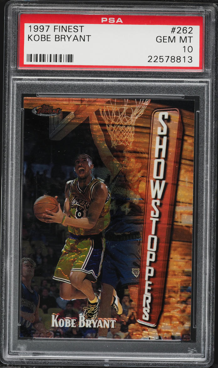 1997 Finest Basketball Kobe Bryant #262 PSA 10 GEM MINT on