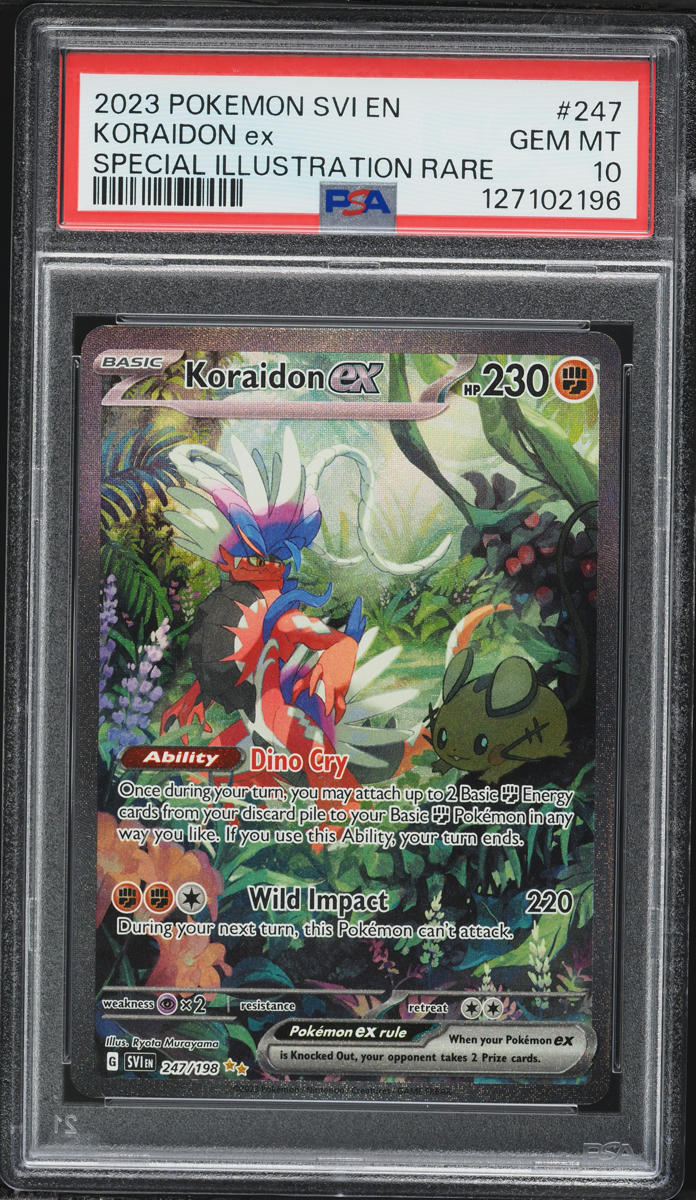 2023 Pokemon Scarlet & Violet SIR Koraidon EX #247 PSA 10 GEM MINT