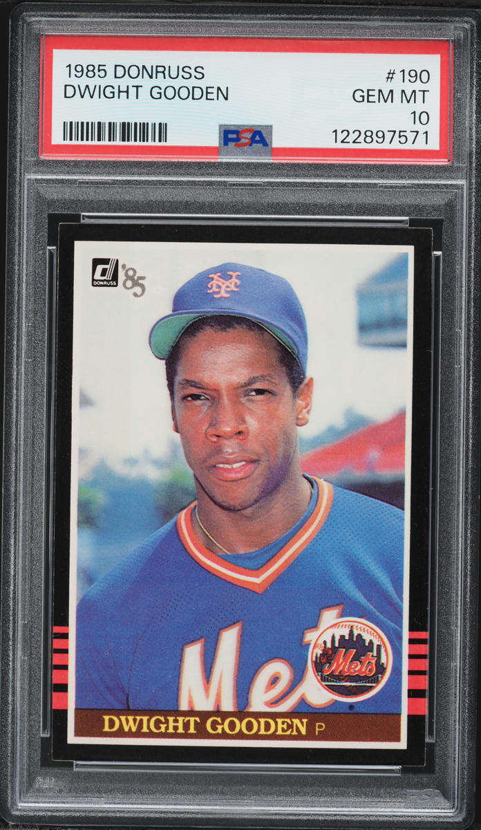 1985 Donruss Dwight Gooden #190 PSA 10 GEM MINT