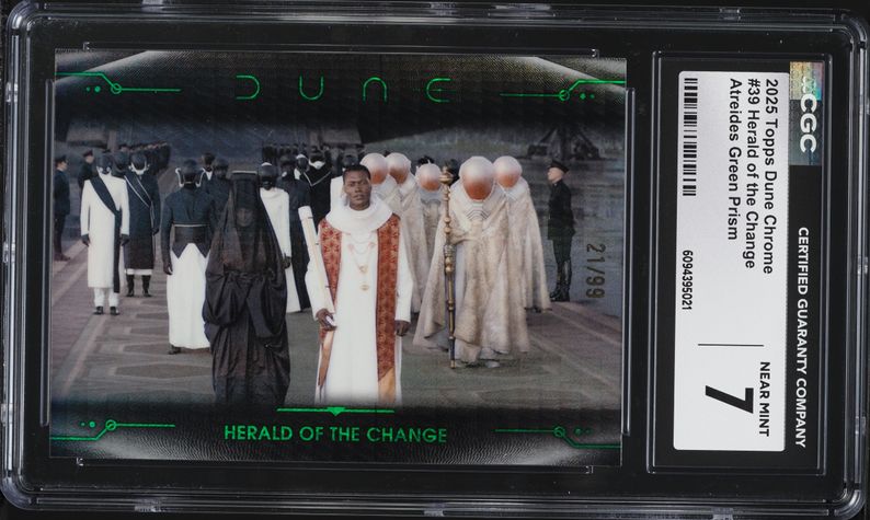2025 Topps Chrome Dune Atreides Green Prism Herald Of The Change