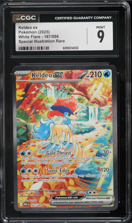 2025 Pokemon Japanese Scarlet & Violet White Flare SAR Keldeo Ex